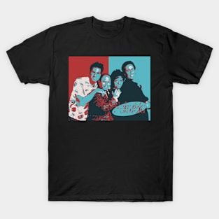 Seinfeld Tribute Tv Series TV SHOW SEINFELD - the office curb your enthusiasm kramer simpsons golden girls breaking bad vandelay industries friends arrested development sopranos T-Shirt